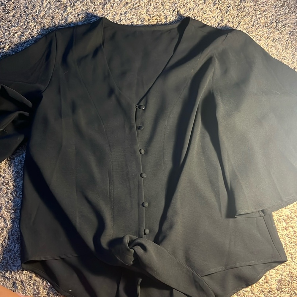 From work to out this black top is ready!